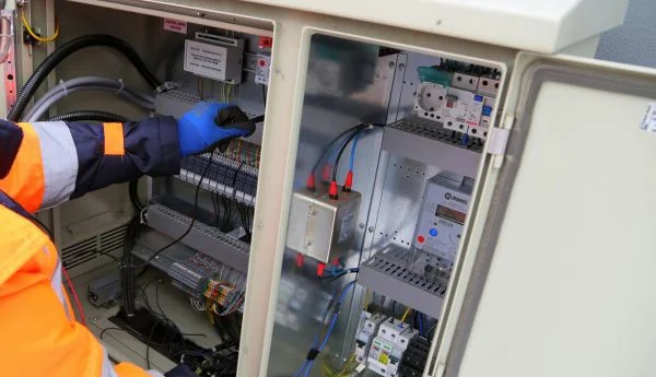 Electrician in Woodlands Perth - On Point Electrical Perth technician on site