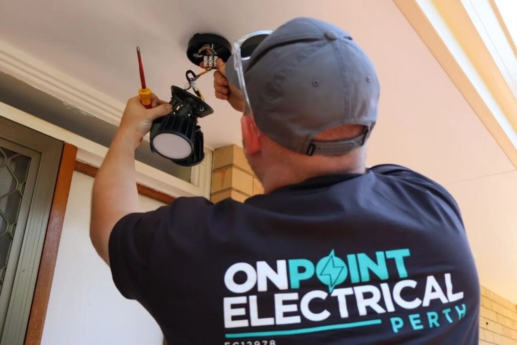 Safety switch tripping fault being diagnosed by a licensed electrician in a Perth home.